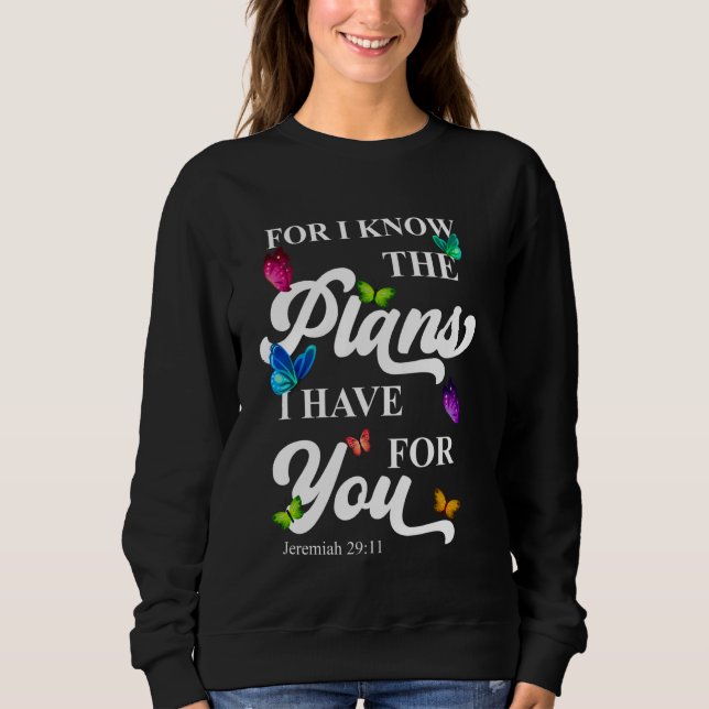 For I Know the Plans I Have for You Tee Bible Stud (Front)