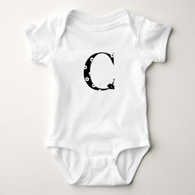 for initial template baby bodysuit (Front)