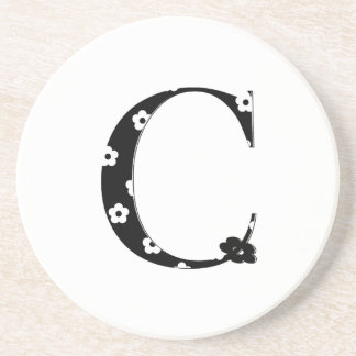 for initial template drink coaster