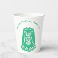 For Irish Dancers Green Dancing Dress Custom Party