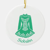 For Irish Dancers Green Dancing Dress Personalised