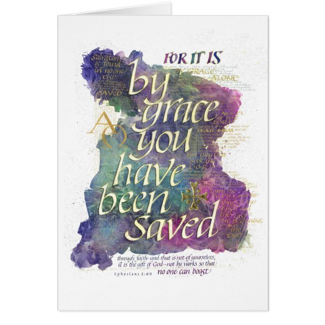 "For It Is By Grace" (Front)