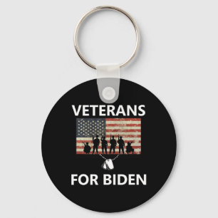 For Joe Biden Kamala Harris 2020 Vet Election Key Ring