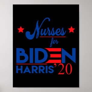 For Joe Biden Kamala Harris For President 2020  Poster