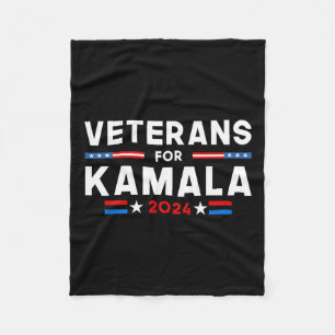 For Kamala American Flag Kamala-harris Supporter Fleece Blanket