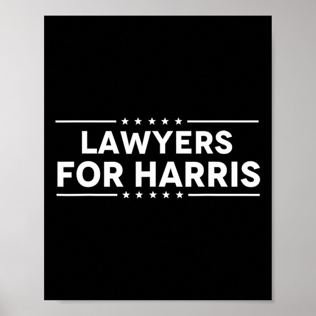 For Kamala Harris 2024  Poster (Front)