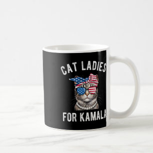 For Kamala Harris Cat Ladies Usa 2024 Womens Coffee Mug