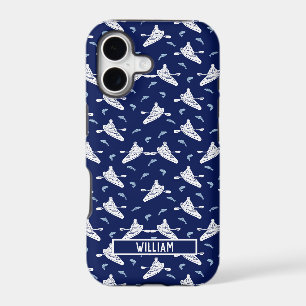 For Kayakers Personalised Navy Blue Kayak