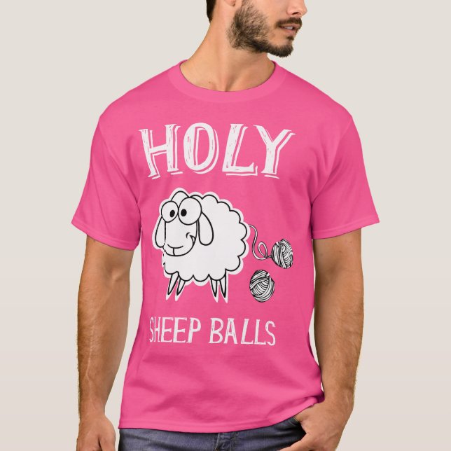 For Knitter Sheep Funny Sheep Wool T-Shirt (Front)