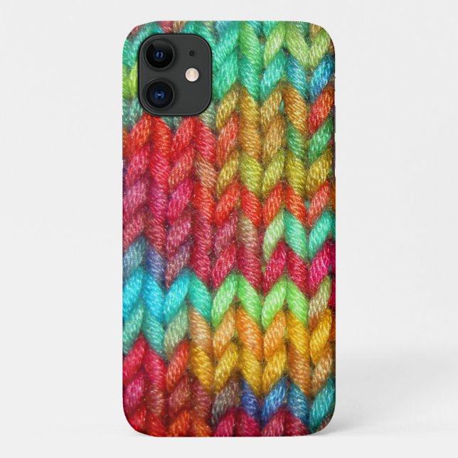 For Knitters Colourful Yarns Case-Mate iPhone Case (Back)