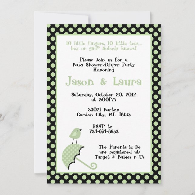 For Laura Invitation (Front)