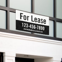 For Lease Black and White Email Phone Number