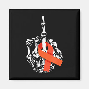 For Leukaemia Cancer Middle Finger Leukaemia Cance Magnet