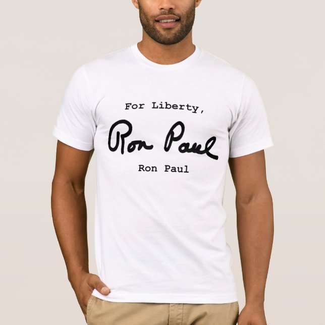 For Liberty Ron Paul T-Shirt (Front)