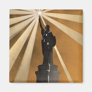 For Liberty's Sake ~ Enlist in the Navy Magnet