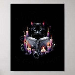 For Me Off I39m Reading Smut Black Cat Book Lover  Poster