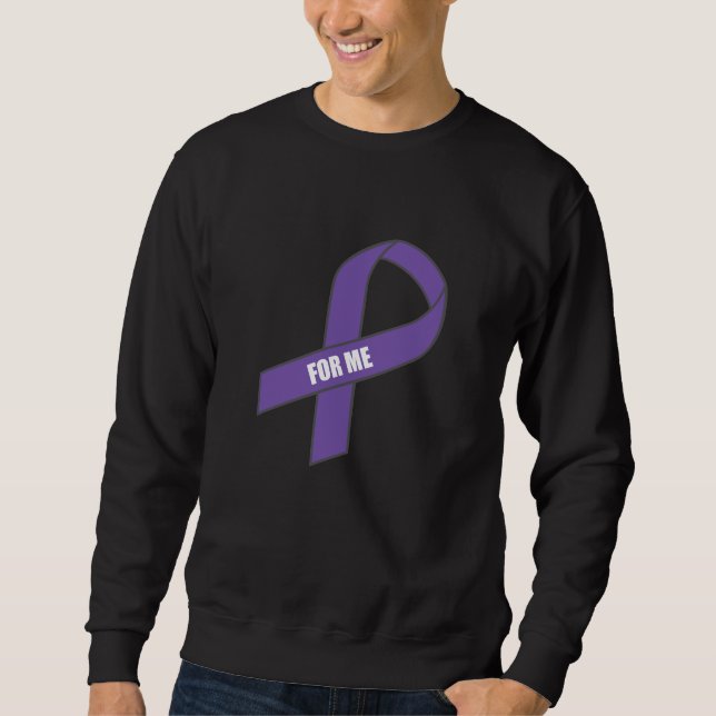 For Me (Purple Ribbon) Sweatshirt (Front)