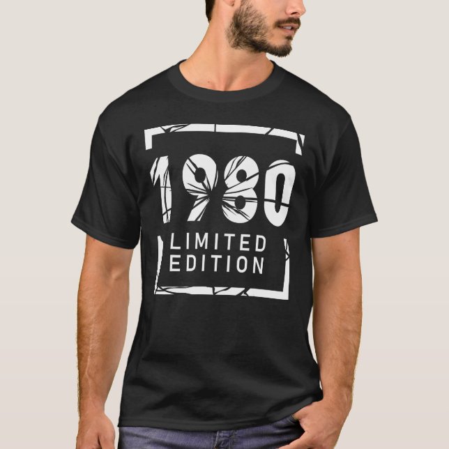 for Men and Women Born in 1980 T-Shirt (Front)