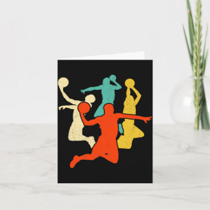 For Men Basketball Retro Vintage Card