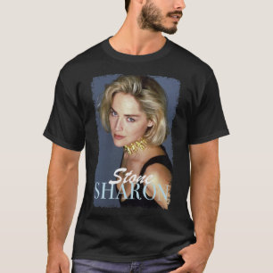 For Men Women Sharon Former Famous Stone Model Gif T-Shirt
