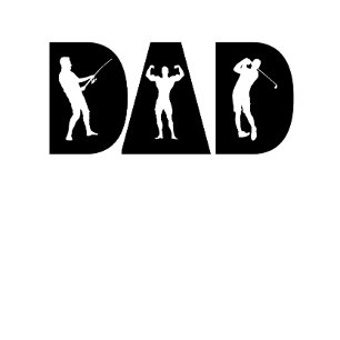 For Mighty Dads Who Like to Fish and Golf Light T-Shirt