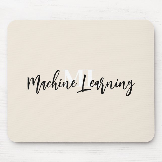 For ML Lovers & Tech Enthusiasts – Sleek Mousepad  (Front)