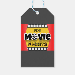 For Movie Nights Gift Tags