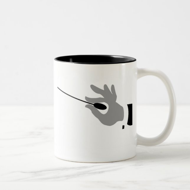 For Music Conductors! Two-Tone Coffee Mug (Right)
