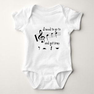 For Music Lovers Baby Bodysuit