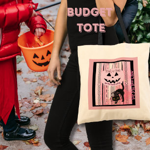 For My Boo Crew - Pink Pumpkin Halloween Tote Bag