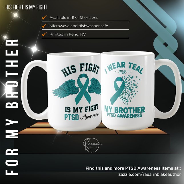 For My Brother PTSD Awareness Ceramic Mug (Creator Uploaded)