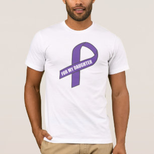 For My Daughter (Purple Ribbon) T-Shirt