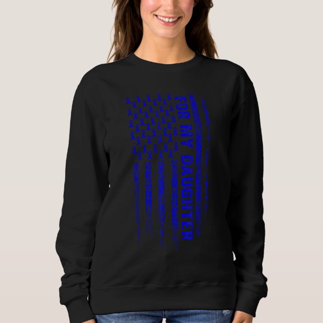 For My Daughter Tuberous Sclerosis Complex Tsc Awa Sweatshirt (Front)