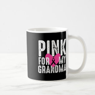 For My Grandma Breast Cancer Awareness Family Coffee Mug