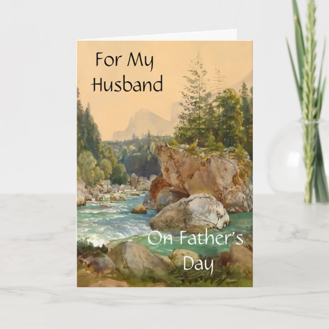 For My Husband on Father's Day Card (Front)