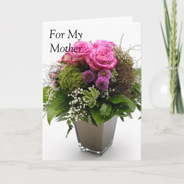 For My Mother. Card (Front)