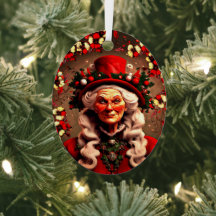 FOR MY MRS. metal ornament