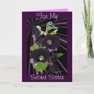 For My Secret Sister-customise any occasion Card