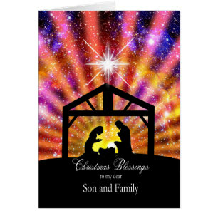 For my son and family, sunset Christmas