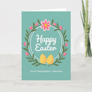 For My Teacher Easter Card