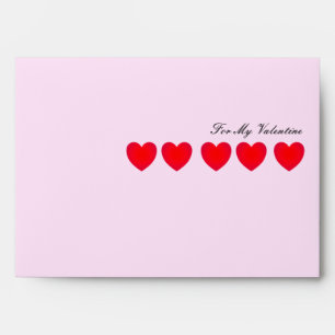 For My Valentine Envelope