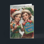 For My Wonderful Wife LGBT Christmas Digital Art Holiday Card<br><div class="desc">Original Digital Art by Arty Abstract - For my wonderful wife,  lesbian christmas greeting card digital art print

** Please note that image download is priced to include a basic usage license,  for personal use.</div>