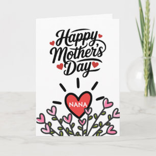 For Nana on Mother’s Day Garden of Love Card