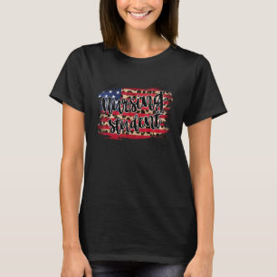 For Nursing Students 4th Of July Flag Design T-Shirt