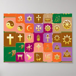 For Open Minded : RESPECT for ALL RELIGIONS Poster