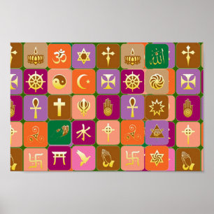 For Open Minded : RESPECT for ALL RELIGIONS Poster