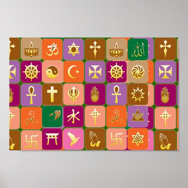 For Open Minded : RESPECT for ALL RELIGIONS Poster (Front)