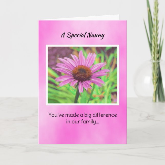 For Our Nanny Thank You Card (Front)