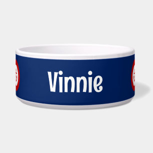 For Pet Nautical Marine Navy Blue Red White