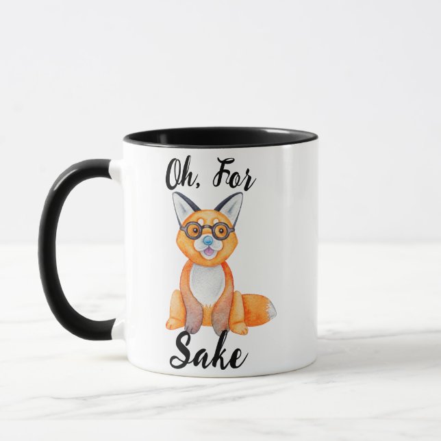 For Pete Sake Novelty Mug, Witty Funny Animals Mug (Left)